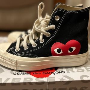 CdG PLAY x Converse Unisex Chuck Taylor All Star Peek-A-Boo High-Top Sneakers